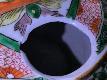 A Chinese famille verte lime pot for the Vietnamese market, Kangxi
