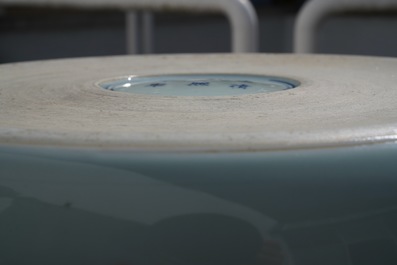 A Chinese famille verte basin, Kangxi mark and of the period