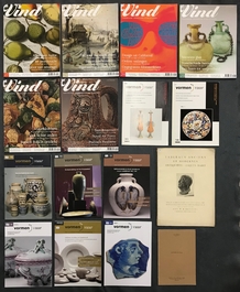 52 boeken, magazines en veilingcatalogi over vnl. Europese keramiek