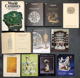 52 boeken, magazines en veilingcatalogi over vnl. Europese keramiek
