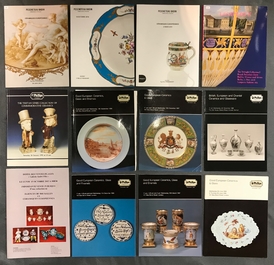 52 boeken, magazines en veilingcatalogi over vnl. Europese keramiek