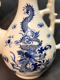 Een Chinese blauwwitte 'Bleu de Hue' kan voor de Vietnamese markt, 19e eeuw