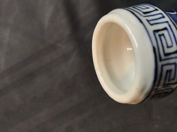 Een Chinese blauwwitte 'Bleu de Hue' kan voor de Vietnamese markt, 19e eeuw