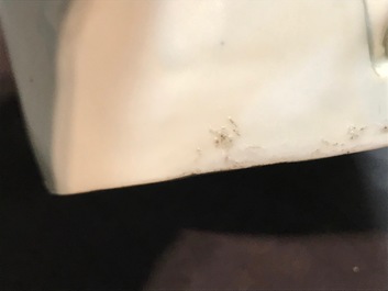 Un mod&egrave;le de Guandi en porcelaine blanc de Chine, 18/19&egrave;me