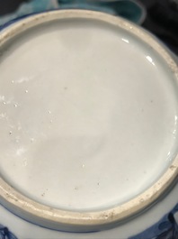 A Chinese blue and white kendi, Wanli