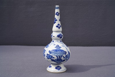 A Chinese blue and white Islamic market sprinkler, Kangxi