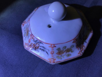Four Chinese famille rose and blue and white jugs and teapots, Kangxi/Qianlong