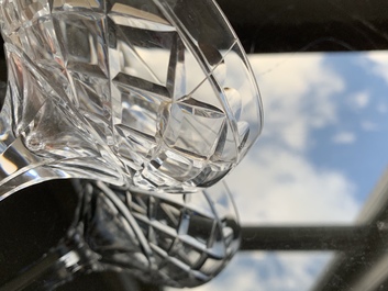Un ensemble de 50 verres en cristal Val-Saint-Lambert, 20&egrave;me