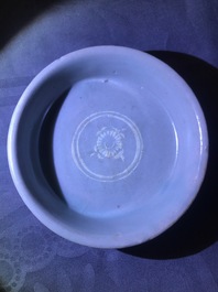 Two Korean celadon porcelain bowls, Goryeo/Joseon, 14/15th C.