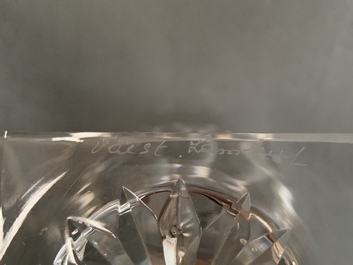 Un ensemble de 50 verres en cristal Val-Saint-Lambert, 20&egrave;me