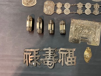 A varied collection of Chinese silver, 19/20th C.