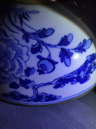 A varied collection of Chinese 'Bleu de Hue' Vietnamese market wares, 19th C.
