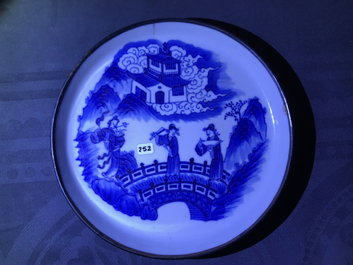 A varied collection of Chinese 'Bleu de Hue' Vietnamese market wares, 19th C.