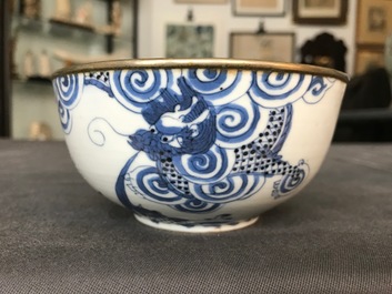 A varied collection of Chinese 'Bleu de Hue' Vietnamese market wares, 19th C.