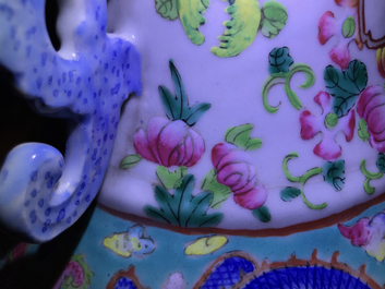 A Chinese famille rose 'Wu Shuang Pu' vase, 19th C.