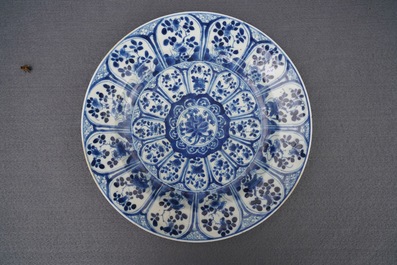 A fine collection of Chinese blue and white and famille rose porcelain wares, Kangxi/Qianlong