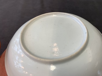 A fine small Chinese famille rose eggshell plate, Yongzheng