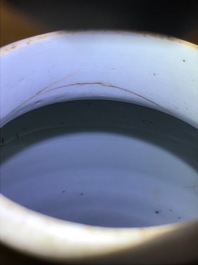 Een Chinese wucai pot met floraal decor, Transitie periode