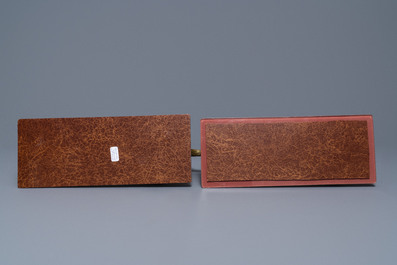 Deux paires de br&ucirc;le-parfums en &eacute;maux cloisonn&eacute;s, Chine, 19&egrave;me
