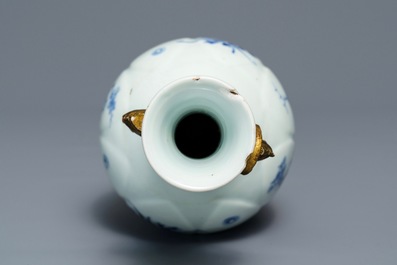 A Chinese blue and white 'Long Eliza' vase, Kangxi