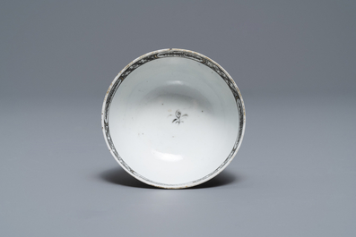 An 11-piece Chinese 'European subject' tea service, Qianlong