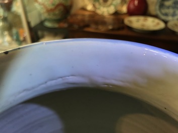 A Chinese blue and white 'immortals' vase, Wanli