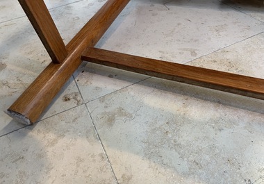 Une paire de chaises chinoises en bois huanghuali, R&eacute;publique, 20&egrave;me
