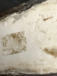 Een Meissen porseleinen dekselterrine in de vorm van een eend, Duitsland, 18e eeuw