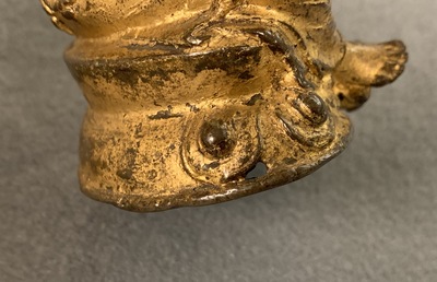 Une figure d'une Tara Verte en bronze dor&eacute;, Sino-Tibet, 17/18&egrave;me