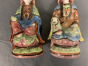 Une collection vari&eacute;e de figures en porcelaine de Chine, 18&egrave;me et apr&egrave;s
