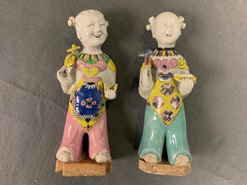 Une collection vari&eacute;e de figures en porcelaine de Chine, 18&egrave;me et apr&egrave;s