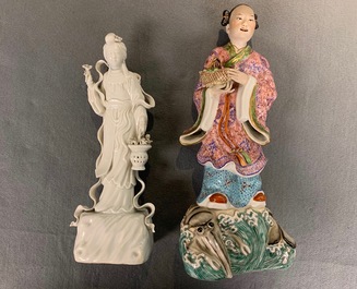Une collection vari&eacute;e de figures en porcelaine de Chine, 18&egrave;me et apr&egrave;s