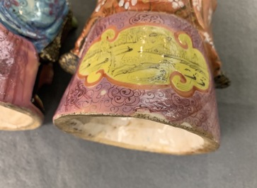 Une collection vari&eacute;e de figures en porcelaine de Chine, 18&egrave;me et apr&egrave;s