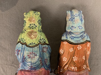 Une collection vari&eacute;e de figures en porcelaine de Chine, 18&egrave;me et apr&egrave;s