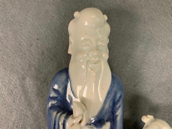 Une collection vari&eacute;e de figures en porcelaine de Chine, 18&egrave;me et apr&egrave;s