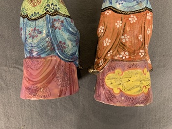 Une collection vari&eacute;e de figures en porcelaine de Chine, 18&egrave;me et apr&egrave;s