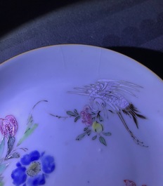 A collection of Chinese famille rose cups and saucers, Yongzheng/Qianlong