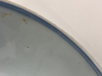 Een collectie divers Chinees blauw-wit porselein, Ming