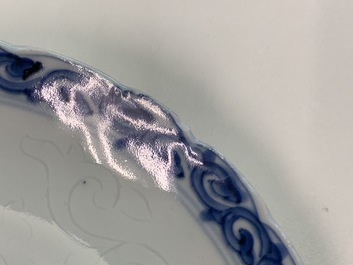 Een collectie divers Chinees blauw-wit porselein, Ming