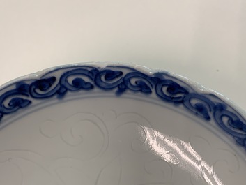 Een collectie divers Chinees blauw-wit porselein, Ming