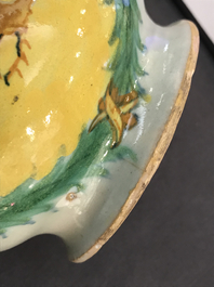 A pair of polychrome Italian maiolica albarelli, Deruta, 2nd half 16th C.