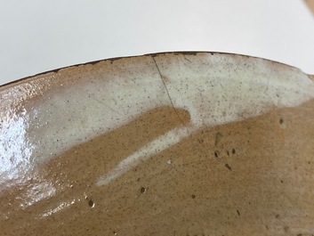 Een Italiaanse majolica schotel met de leeuw van Sint-Marcus, Deruta, 2e kwart 16e eeuw
