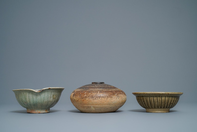 A varied collection of Thai Sawankhalok ceramics, 15th C. and later