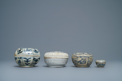 A collection of Chinese blue and white Swatow wares, Ming