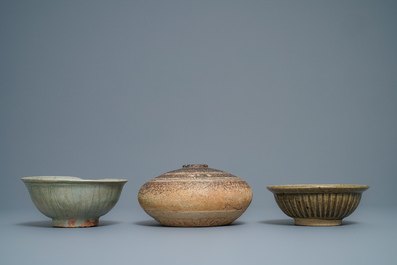 A varied collection of Thai Sawankhalok ceramics, 15th C. and later