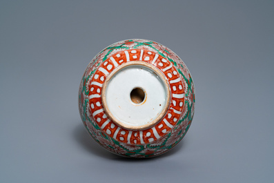 A rare Chinese Swatow double-walled warming bowl, 'zhuge', Ming