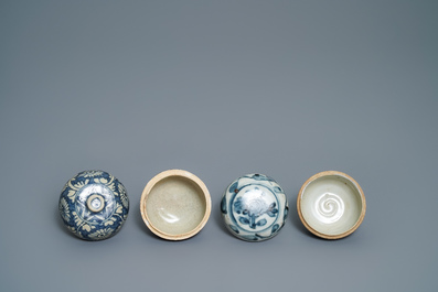 A collection of Chinese blue and white Swatow wares, Ming