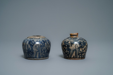 A collection of Chinese blue and white Swatow wares, Ming