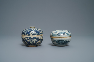 A collection of Chinese blue and white Swatow wares, Ming
