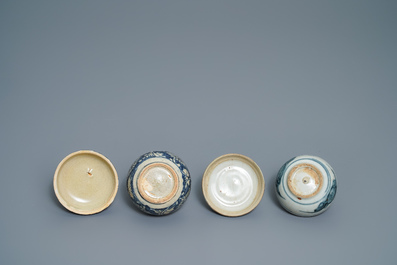 A collection of Chinese blue and white Swatow wares, Ming